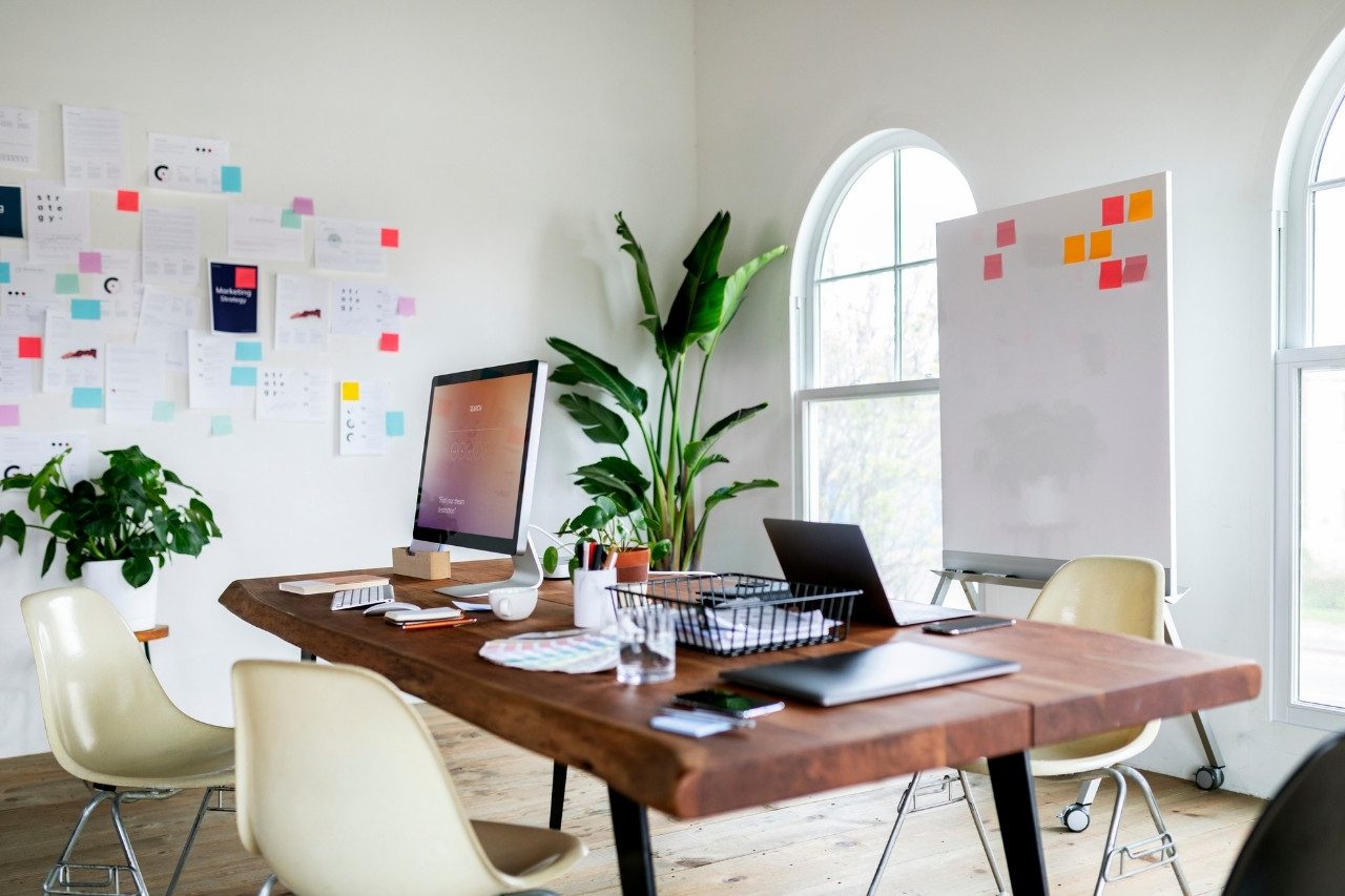 Contemporary looking office