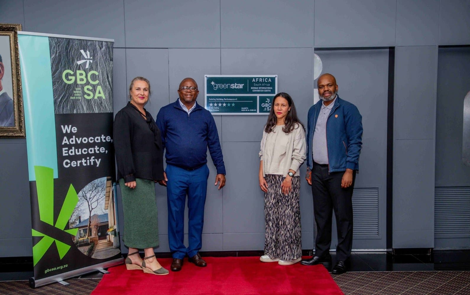 Durban ICC Plaque Handover | Durban ICC Green Star Certification